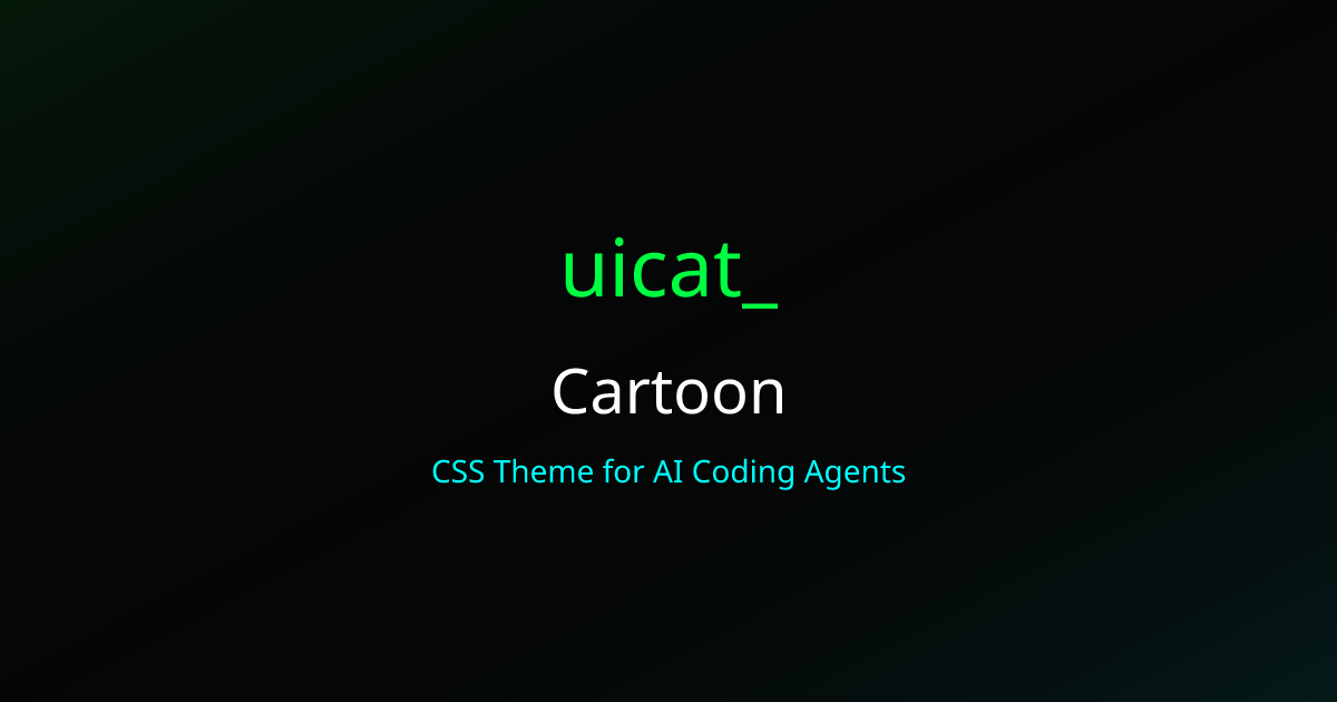 Cartoon CSS Effect - UI Tutorial | uicat.dev